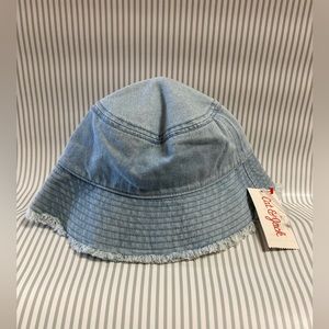 Girls Denim Bucket Hat